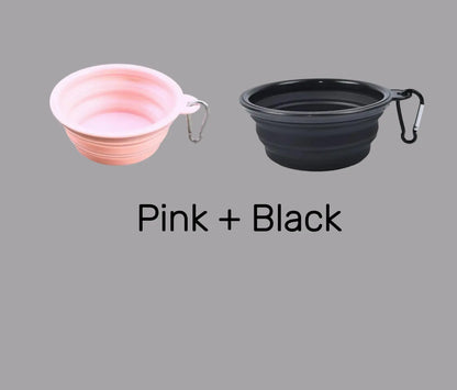 6 PACK Travel Size Dog Bowls - 12 FL OZ, Includes Six Bowls for Hydration and Comfort during Travel, Lightweight & Collapsible Design Toys